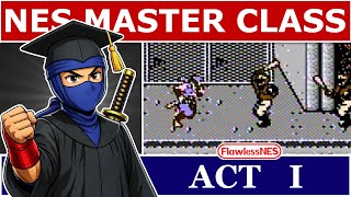 NES Master Class – Ninja Gaiden  (Act - 1) No Damage Guide screenshot 4