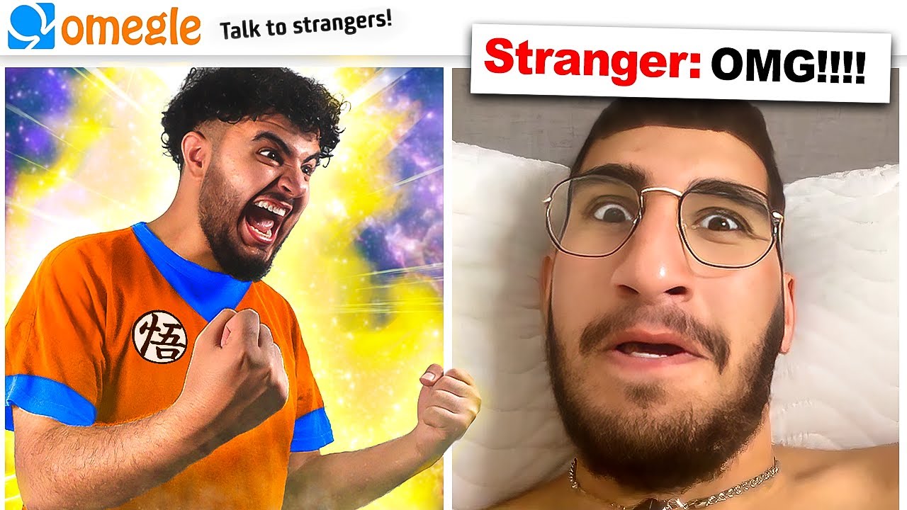 Trolling As GOKU On Omegle!💥🔥