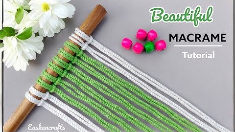 Macrame - Easy Macrame Wall Hanging Tutorial | DIY Macrame Wall Hanging Design