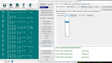 Test Demo Operate Mifare Ultralight Cards
