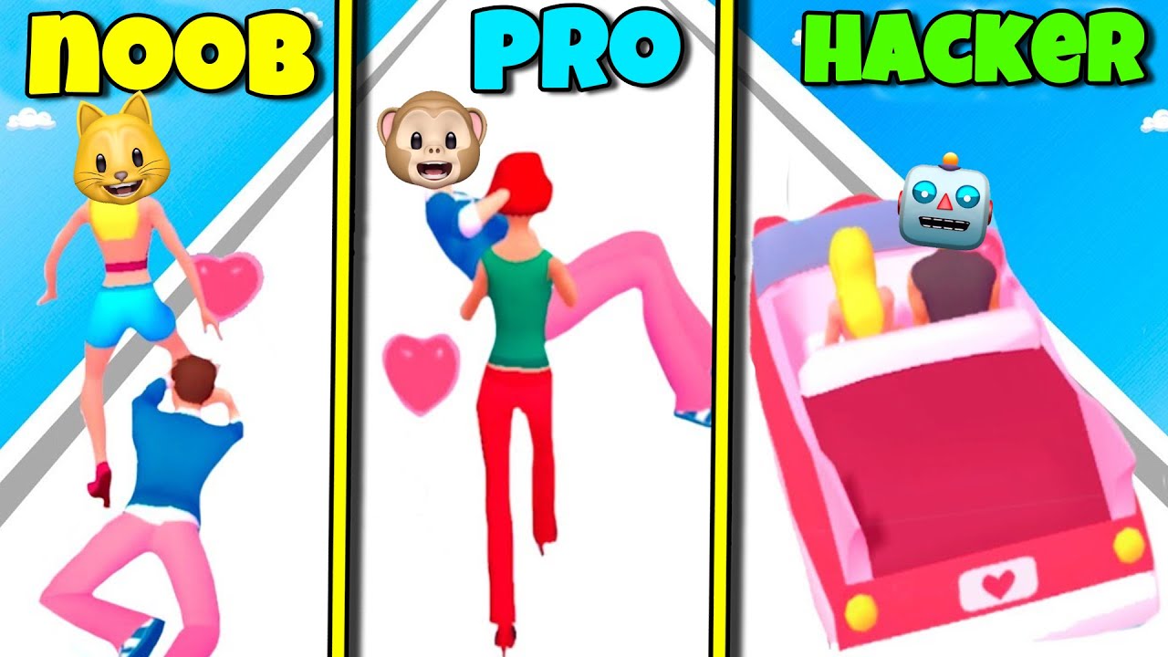 Noob vs Pro vs Hacker in Bestie Wars