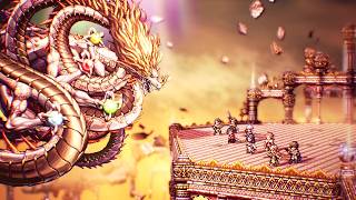 Amatsukami no Orochi Boss Fight - Octopath Traveler 0