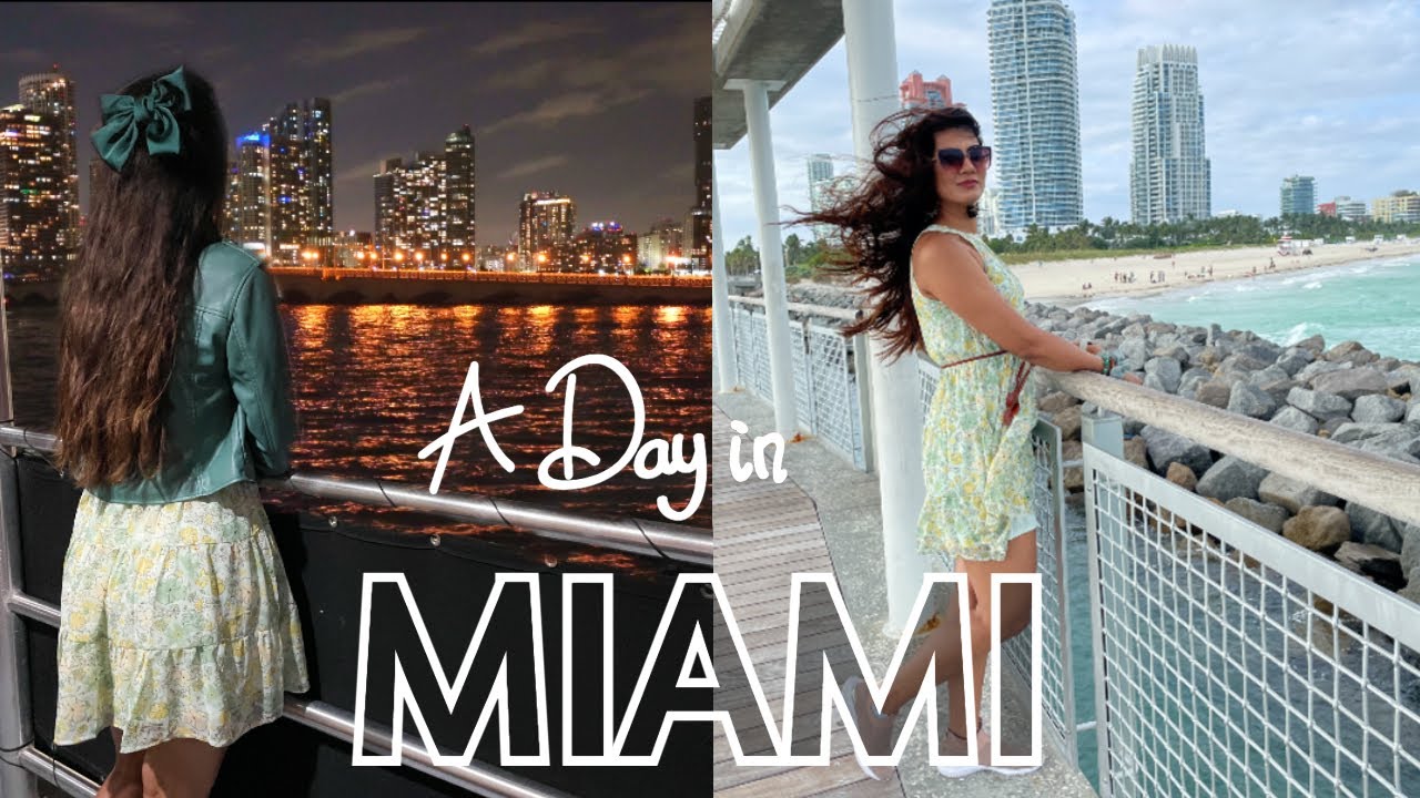 A Day in MIAMI in Hindi | Miami Beach Drone Shots | Swatanya Vlogs