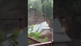 House swept away as flash flooding hits mountain village in New Mexico | ABC NEWS