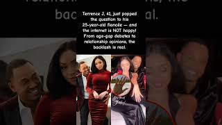 Terrence J, 41, PROPOSES to 25-Year-Old Fiancée… Internet Reacts! #terrence #shorts #viralvideo