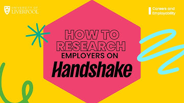 How to research employers on Handshake