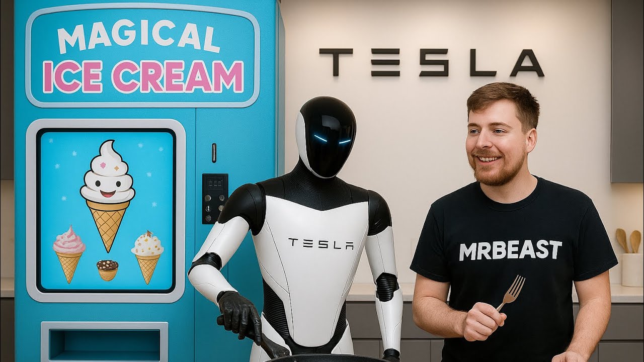 Magical Ice Cream Robot Vending Machine 🍦🤖 | Futuristic AI Tech You Won’t Believe!