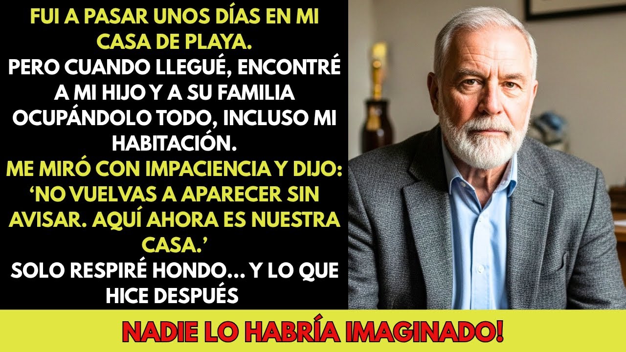 Esta casa ahora es nuestra, no tuya.” — gritó mi hijo, intentando expulsarme del lugar que siempre..