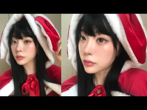 (사기꾼) 꿀피부핑의 연말 핑크모브 메이크업🩷