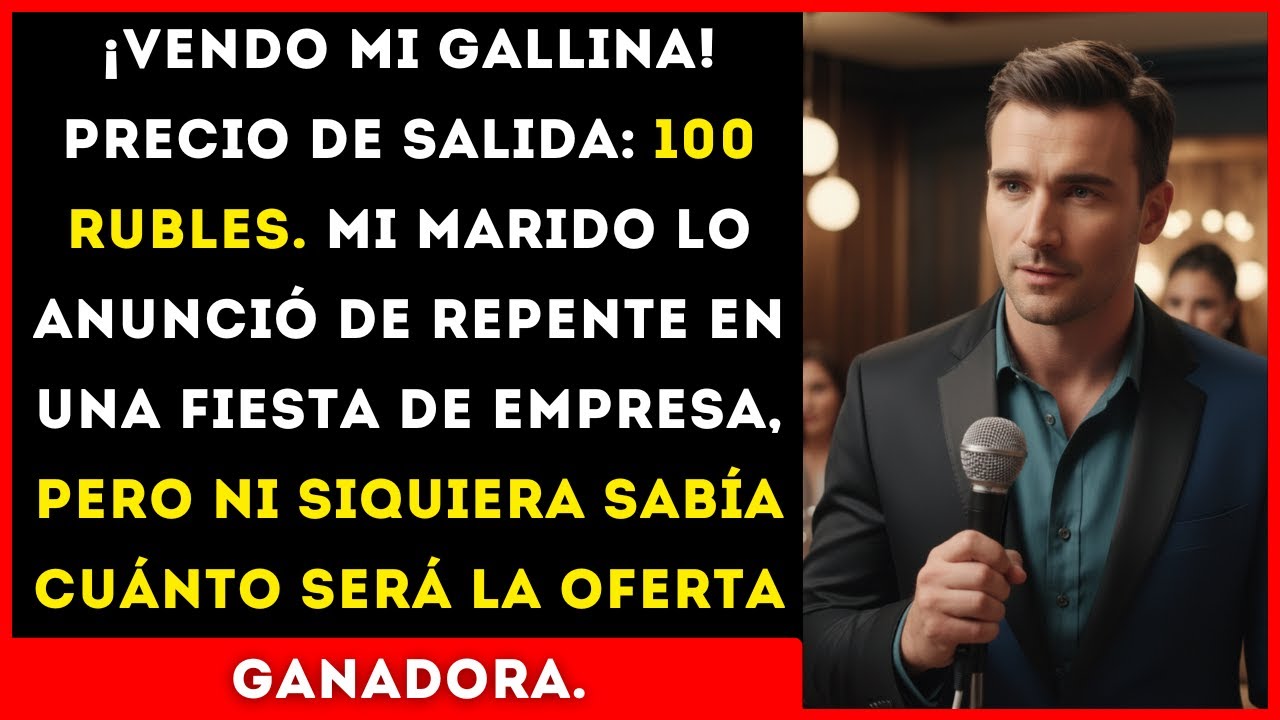 «¡VENDO MI GALLINA, PRECIO DE SALIDA: 100 RUBLOS!», ANUNCIO DE REPENTE MI MARIDO EN LA SUBASTA...