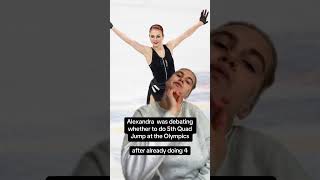 ALEXANDRA TRUSOVA DID NOT WANT TO DO 5th JUMP….
