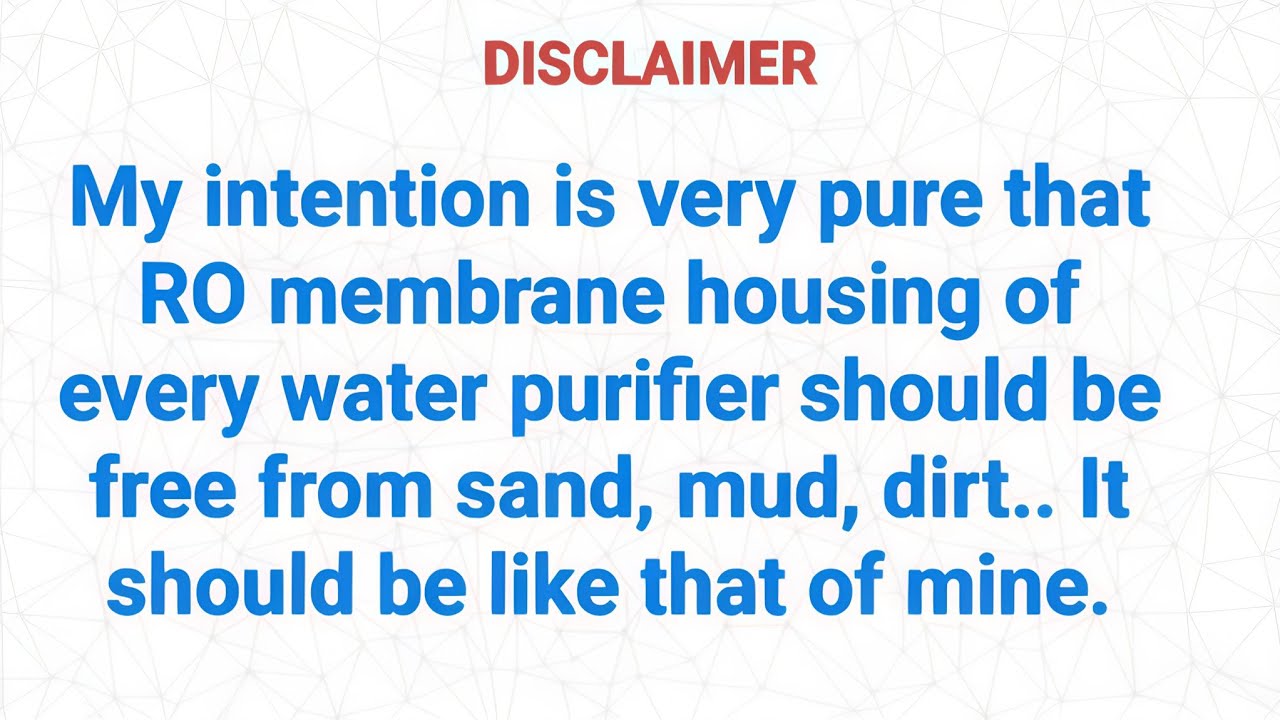 Testing of BIO PLUS Sediment filter. Is it usable or throwable? 