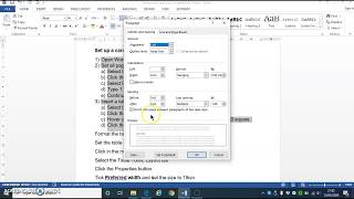 Multi level numbering in Word