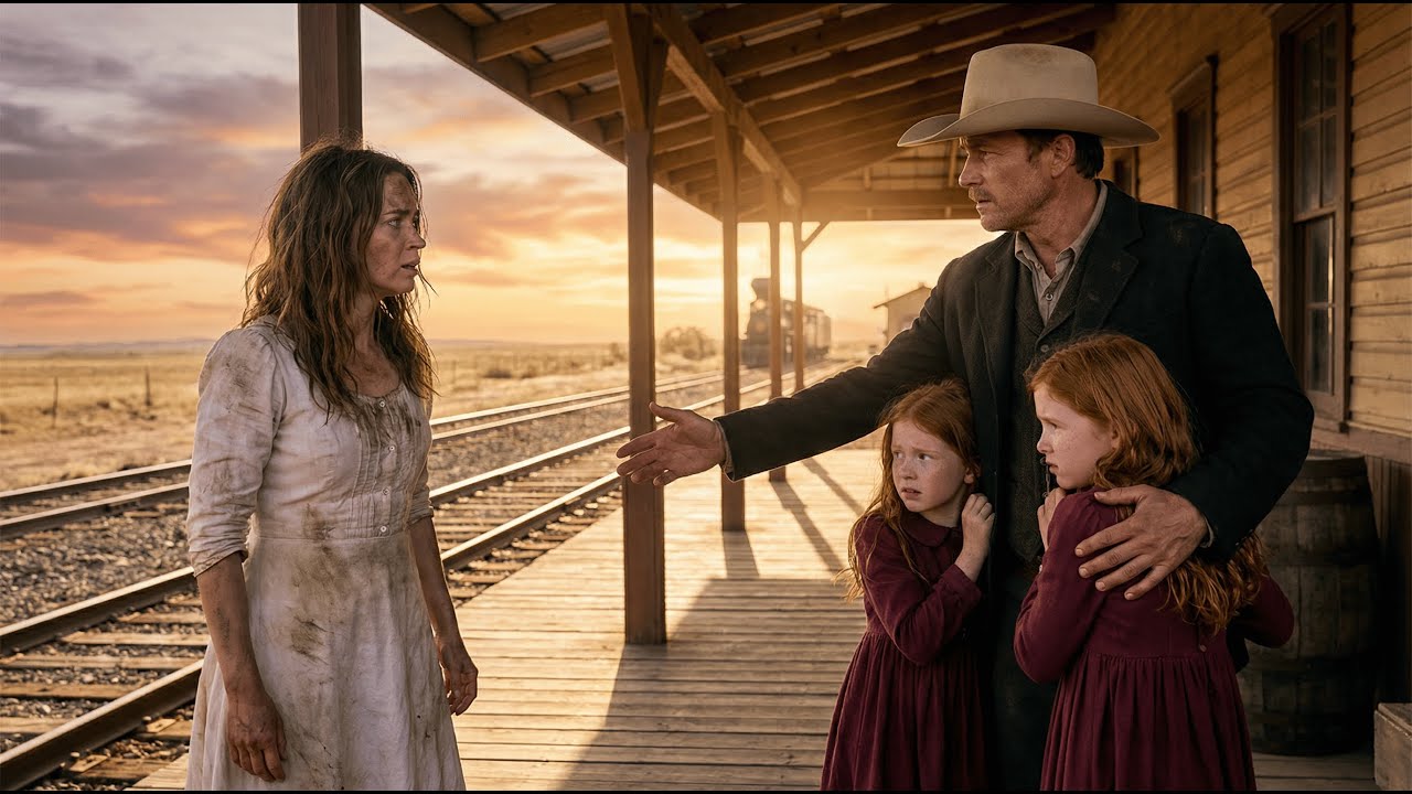 She Was Rejected at the Station—Then a Broken Cowboy Whispered, "My Twins Need a Mother Like You"