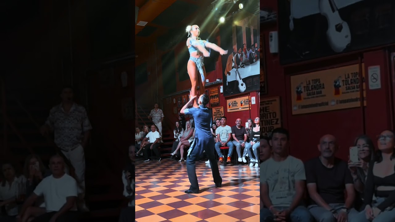 Don’t try this at home seriously, you were warned ⚠️ #salsa #cabaret #crazy #stunt