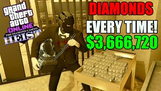 GTA Online Casino Heist - Aggressive Approach, Stealing Diamonds $3,666,720