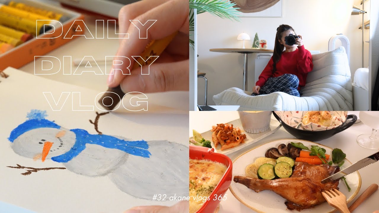 おひとり様もクリスマスを堪能する🫎🎄 | 雪だるま作り| 絵を描く| あつ森| Eng Sub