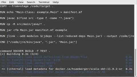 Programming {{ java jlink sbt }} hello world