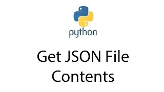 Get JSON File Contents with Python