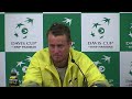 Lleyton Hewitt & John Peers press conference - Day 2 | Davis Cup