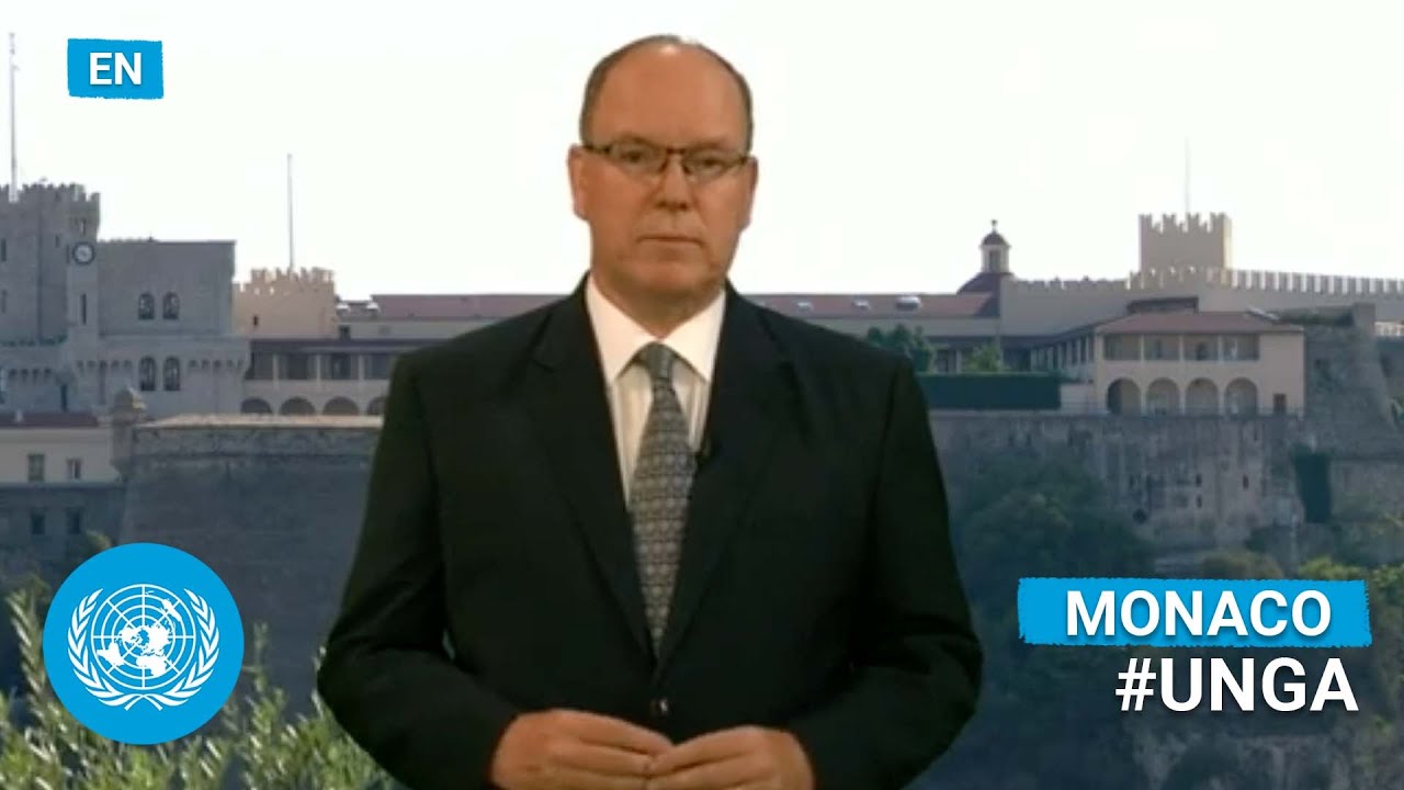 🇲🇨 Monaco - Prince Addresses United Nations General Debate, 76th Session (English) | 