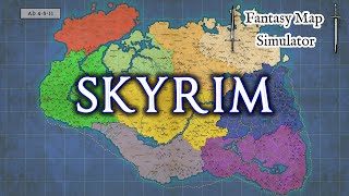 Skyrim in Fantasy Map Simulator