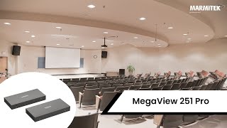How to extend 4K HDMI over CAT5e/6 cable? MegaView 251 Pro | Marmitek