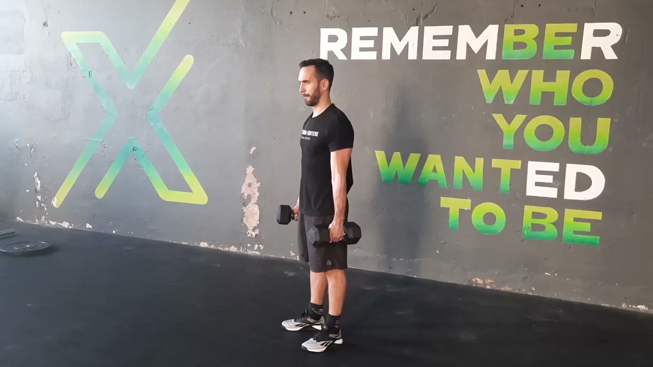 dumbbell fish hook hold exercise Dumbbell Fish Hook Hold