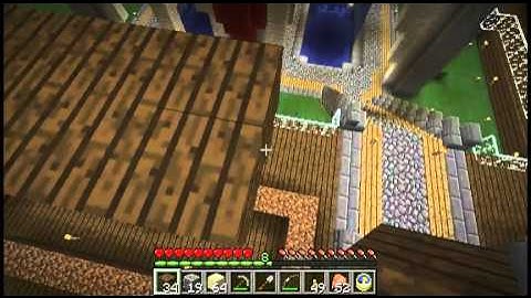 Minecraft: Skyscraper Lobby Hotel Design part 15 2012-08-10a