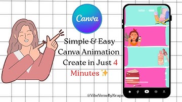 How to Create Smooth Animation in Canva | Step vise✨ Tutorial#canvaanimation  #canvatutorial  #canva