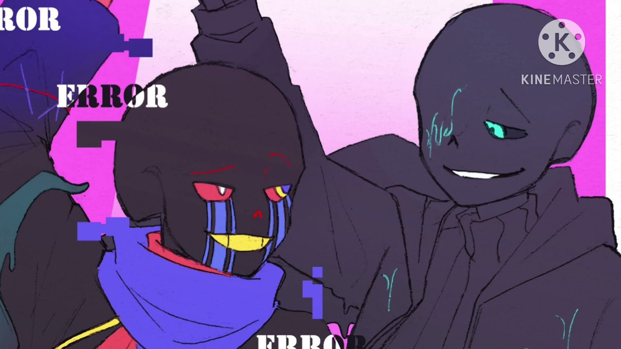 Nightmare Sans x Error Sans x Listener (специальный выпуск ко Дню святого Валентина)