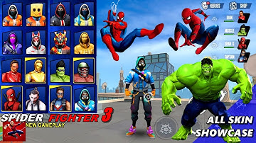Spiderman, Hulk, Deadpool, Ironman, Captain Amerika, Avengers Vs Crime Part 9 || Spider Fighter 3