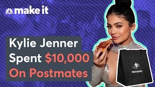 How Much Kylie Jenner Spent On Postmates Food Delivery