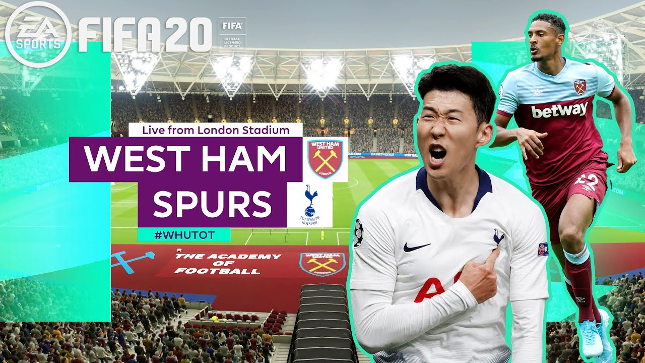 FIFA 20 - West Ham vs Tottenham | London Stadium | Gameplay