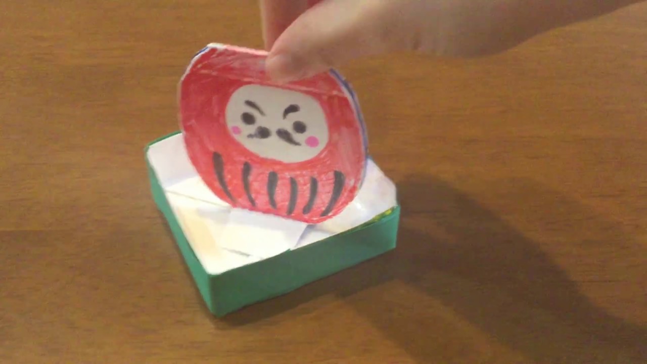 牛乳パックで作る だるまさんのコマの作り方 ほいくびより