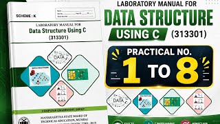 Diploma - CO - SY - Sem 3 - Lab Mannual - DSU ( Data Structure Using C ) - Practical 1 to 8 