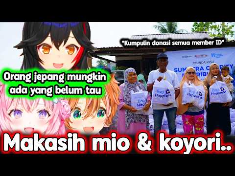 Mio & Koyori Ngasih Tau Orang JEPANG Kalo Member ID Lagi Charity..