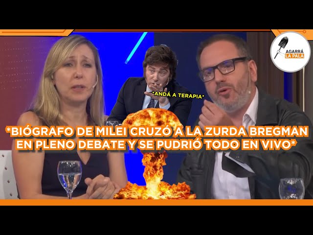 BIÓGRAFO DE MILEI CRUZÓ A LA ZURDA BREGMAN EN PLENO DEBATE Y SE PUDRIÓ TODO POR LA REFORMA LABORAL