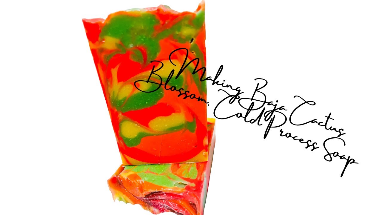 Baja Cactus Cold Process Soap | Handmade | Music Only | BubbleHunter Soaps
