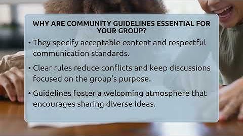 Why Are Community Guidelines Essential For Your Group? - Everyday-Networking