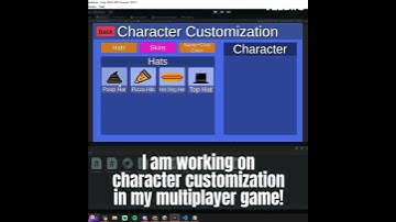 I am working on character Customization into my multiplayer game! #shorts