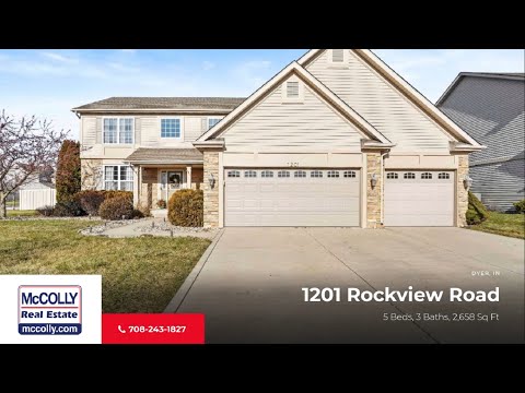 1201 Rockview Road, Dyer, IN home video tour