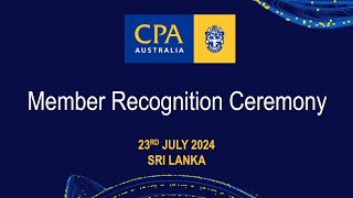CPA AUSTRALIA | MEMBER RECOGNITION CEREMONY