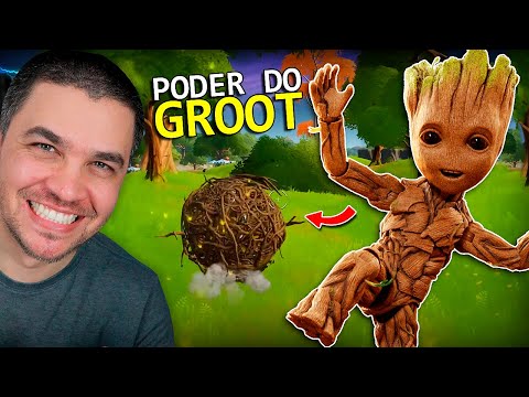 USEI O ÇUPER PODER DO GROOT NO FORTNITE - DidiGPX