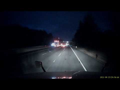 Frozen Food Express illegally using far left lane