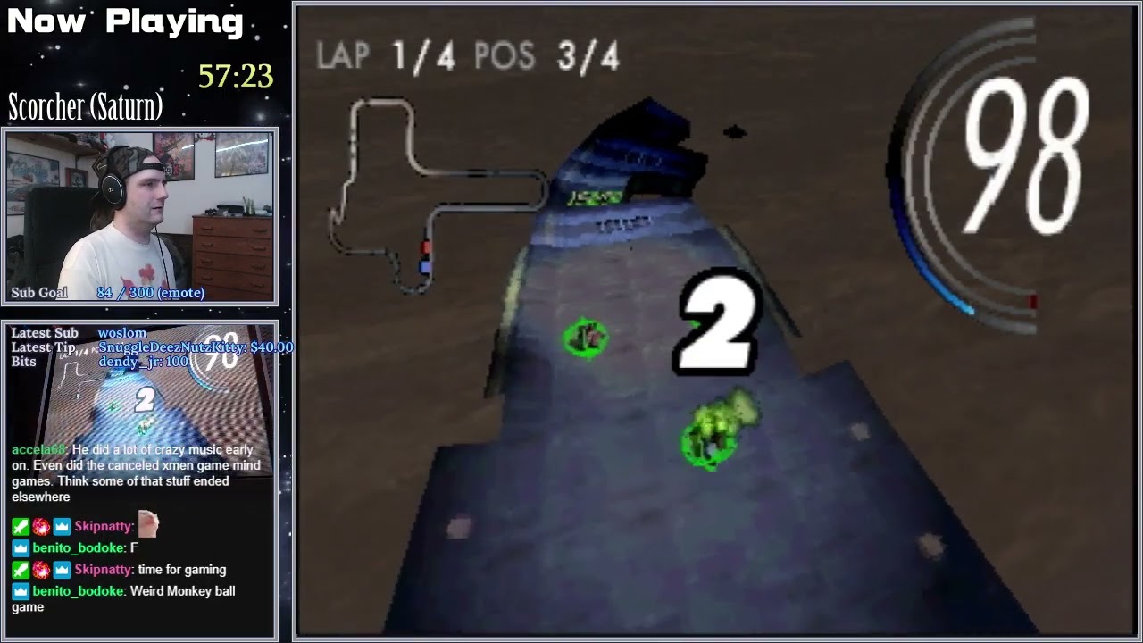 Scorcher (Saturn) - Full Playthrough (Easy)