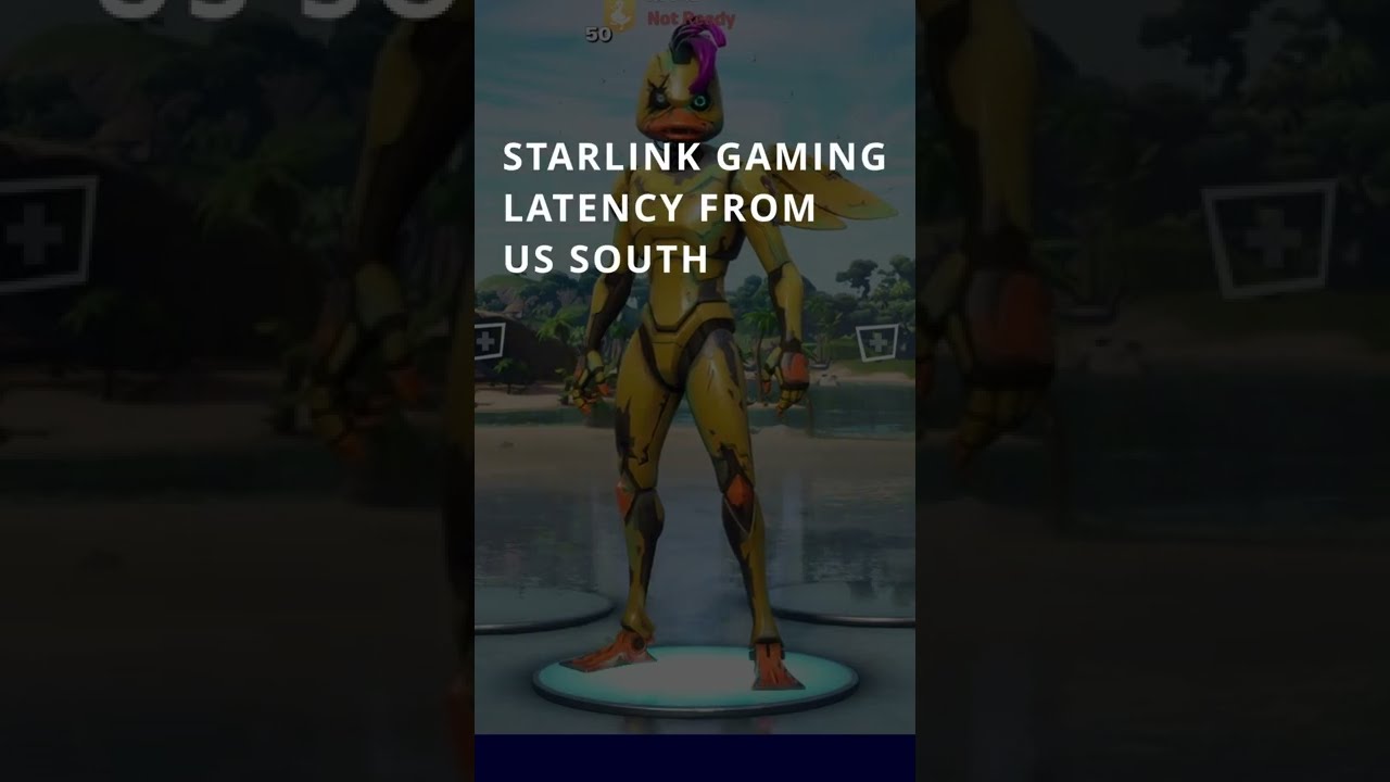 GAMING on STARLINK Latency Ping Tests from US South 