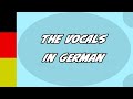 THE VOCALS - german nursery rhymes with lyrics - german language lessons for beginners