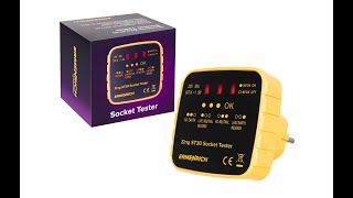 Тестер розеток Ermenrich Zing ST30 – видеообзор