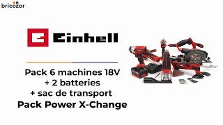PRÉSENTATION : Pack 6 outils 18V + 2 batteries et sac Pack Power X-Change Einhell by Bricozor 95 views 1 month ago 3 minutes, 16 seconds